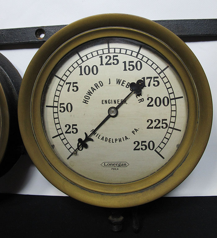 Old 1920's Ashcroft Steam Engine Pressure Gauge s Boiler Railroad